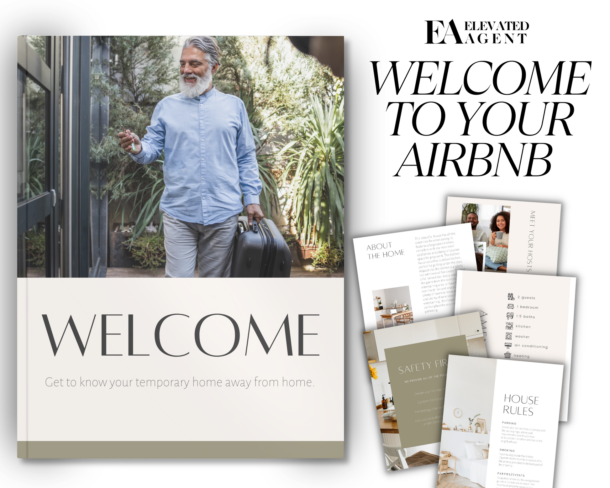 Real Estate Template – Airbnb Welcome Book Cream