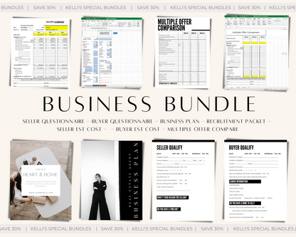 Business Bundle Real Estate Templates for Real Estate Marketing