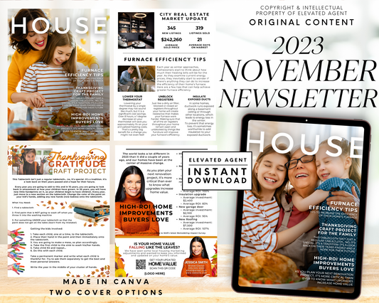 November 2023 Newsletter - Real Estate Template