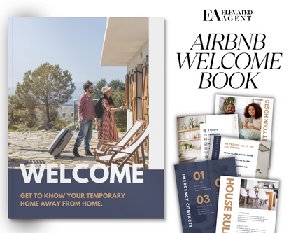 Real Estate Template – Airbnb Welcome Book Blue