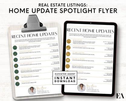 Home Update Flyer - Real Estate Template