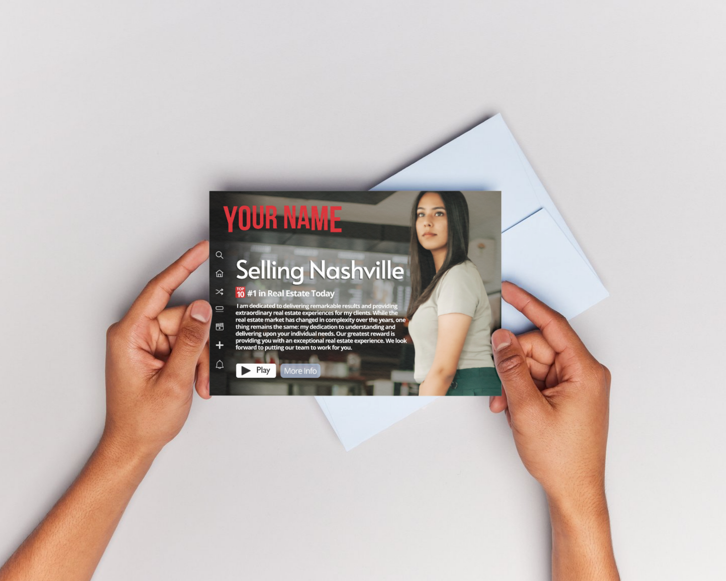 Netflix Style Postcard - Real Estate Template