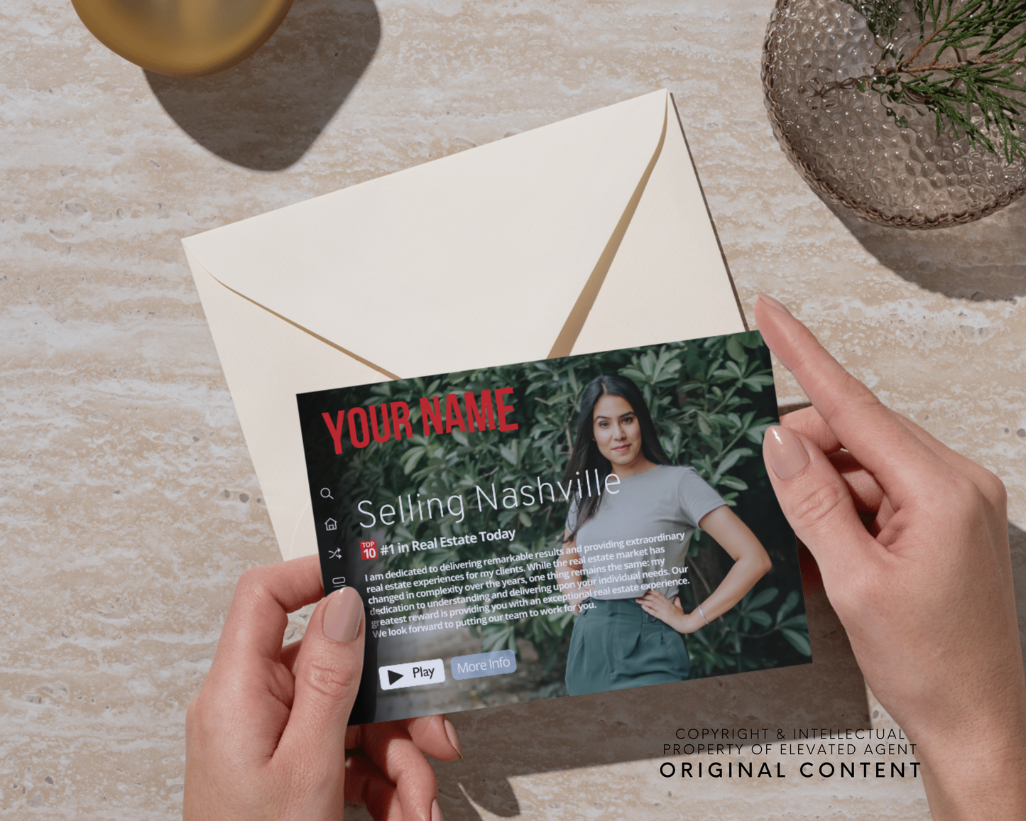 Netflix Style Postcard - Real Estate Template