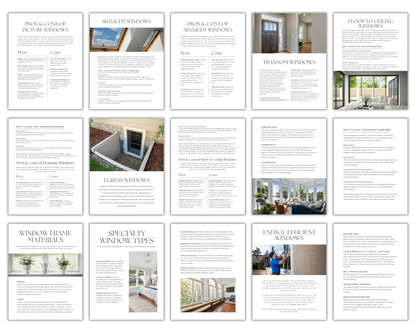 Window Guide - Real Estate Template