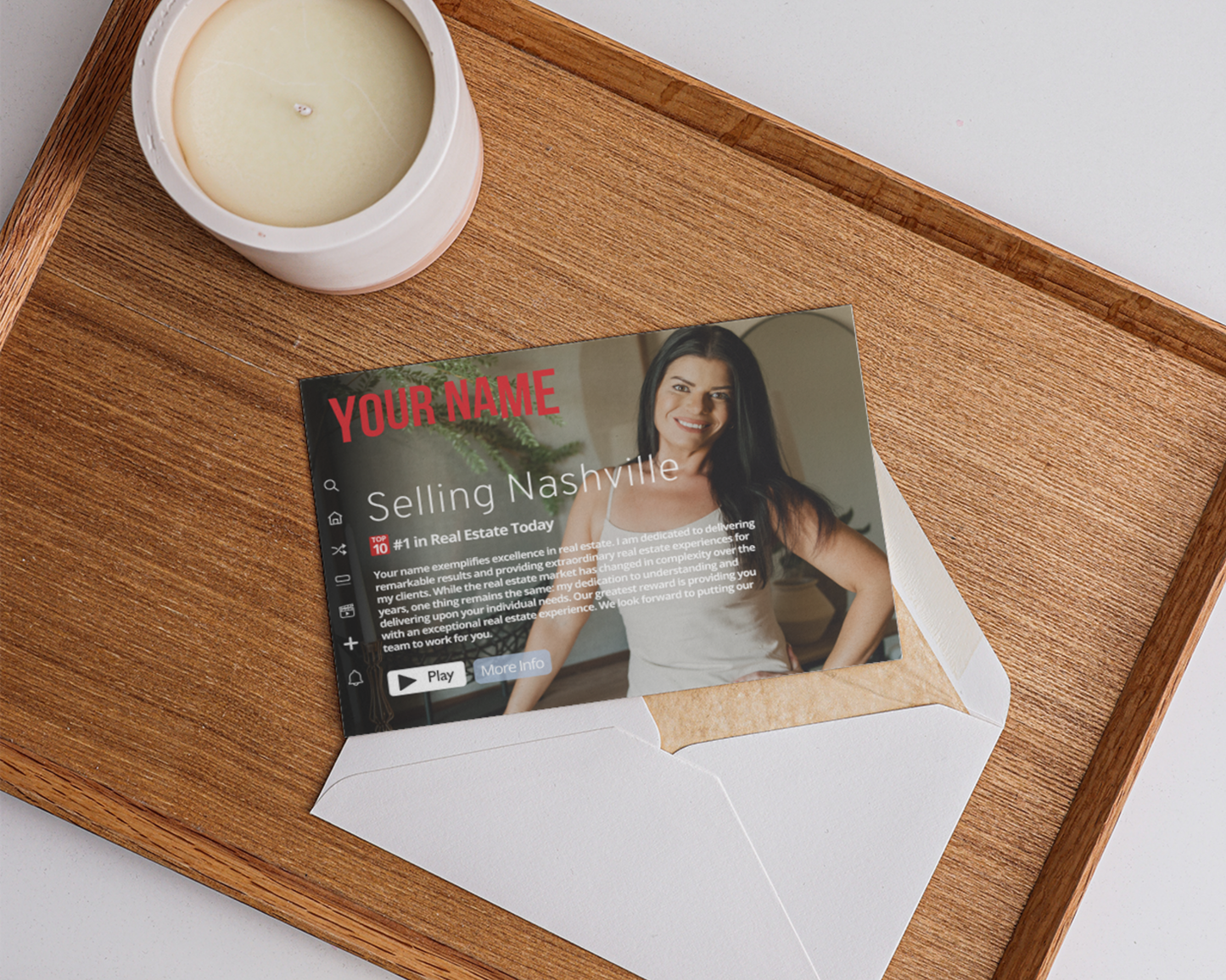 Netflix Style Postcard - Real Estate Template