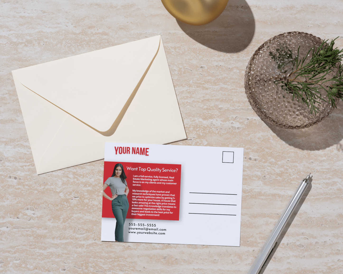 Netflix Style Postcard - Real Estate Template