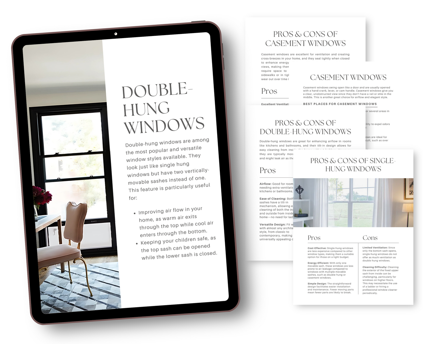 Window Guide - Real Estate Template