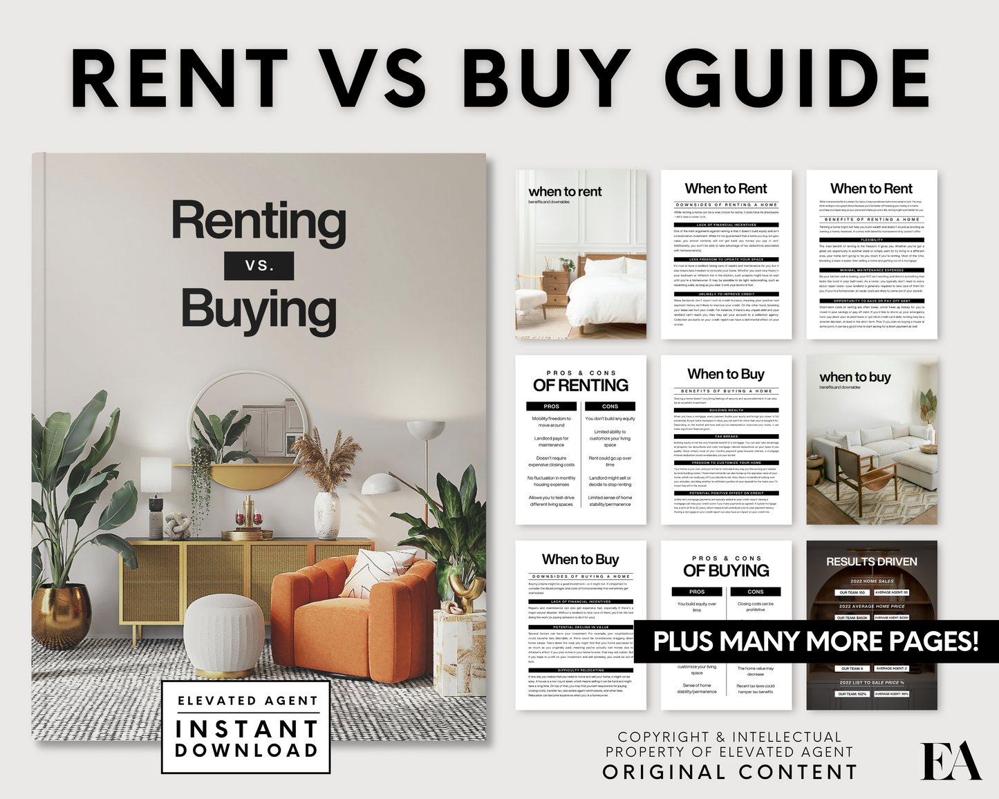 Rent Vs. Buy Guide - Classic Design Style