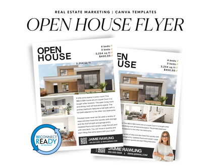 Real Estate Open House Property Flyer - Classic Design Style