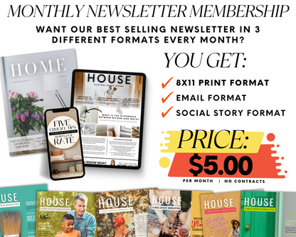 April Newsletter( 8.5x11 ) - Real Estate Template