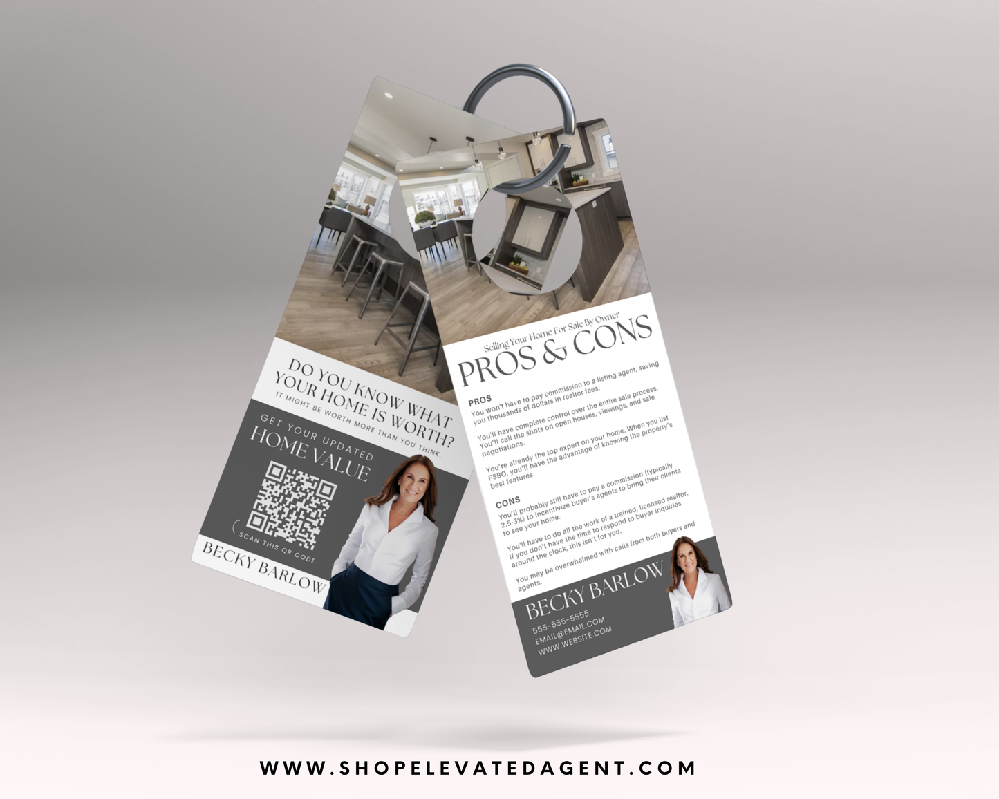 FSBO Door Hanger - Peaceful Design Style