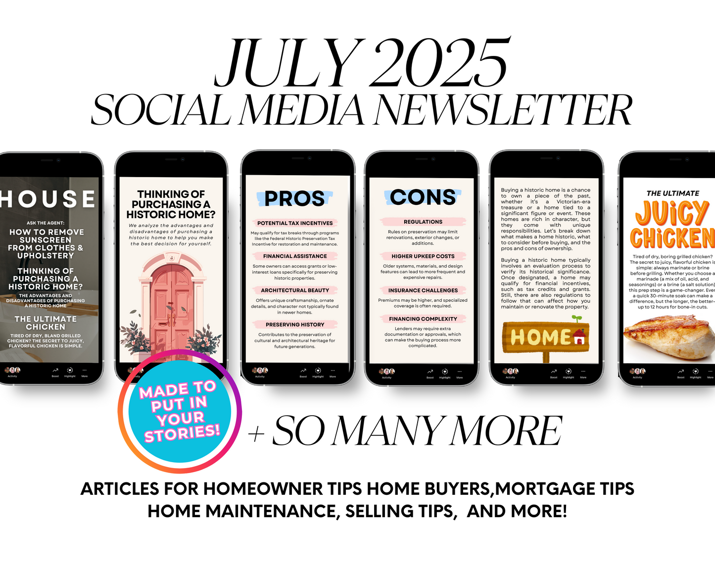 July Story Newsletter