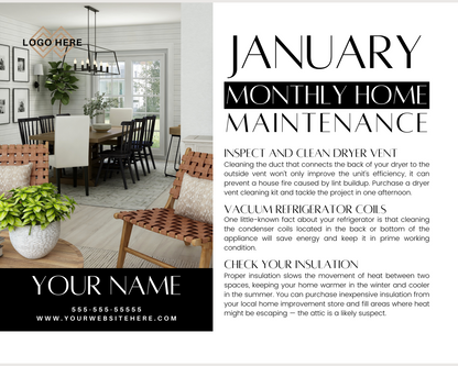 Home Maintenance Calendar 3