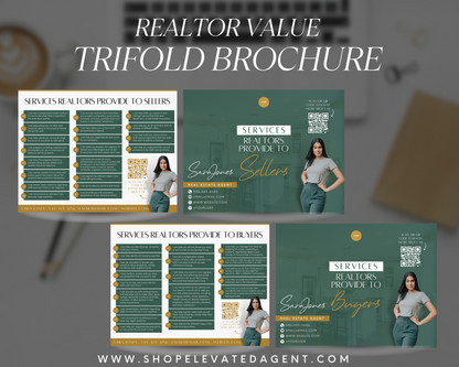 Realtor Value Trifold Brochure - Exclusive Design Style