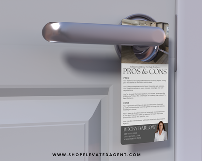 FSBO Door Hanger - Peaceful Design Style