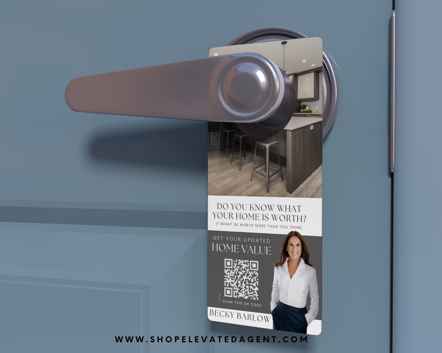 FSBO Door Hanger - Peaceful Design Style