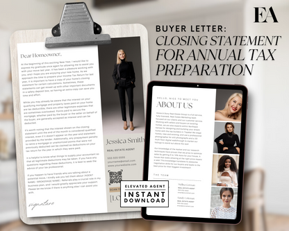 Buyer Closing Statement - Tax Preparation