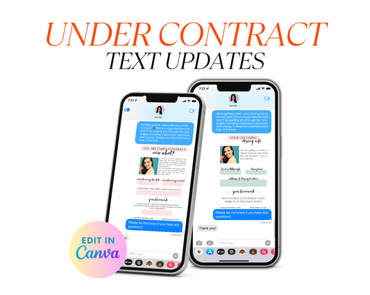 Under Contract Text Messages - Playful Brand Style
