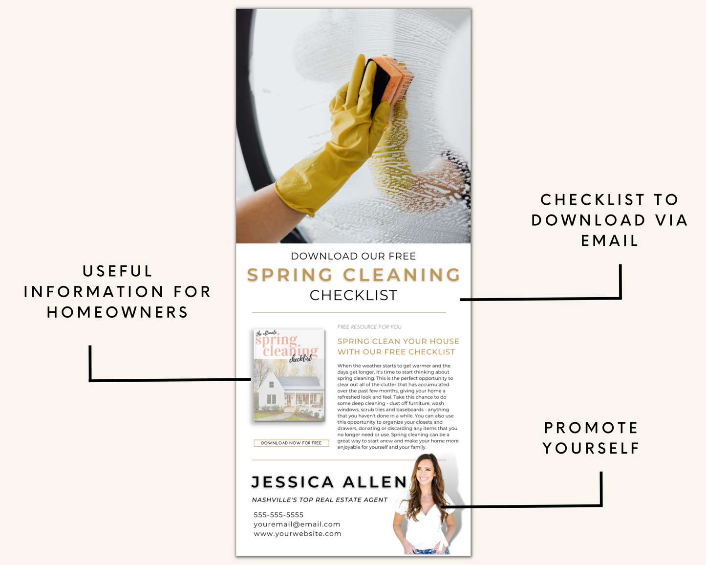 Real Estate Template – Spring Cleaning Email