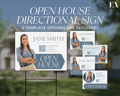 Open House Yard Sign 4