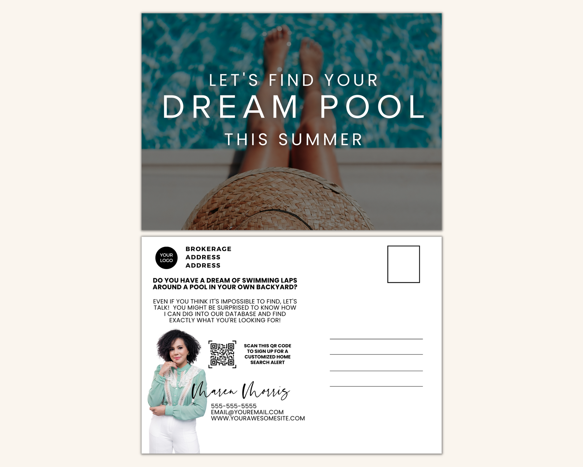 Real Estate Template – Summer Postcard