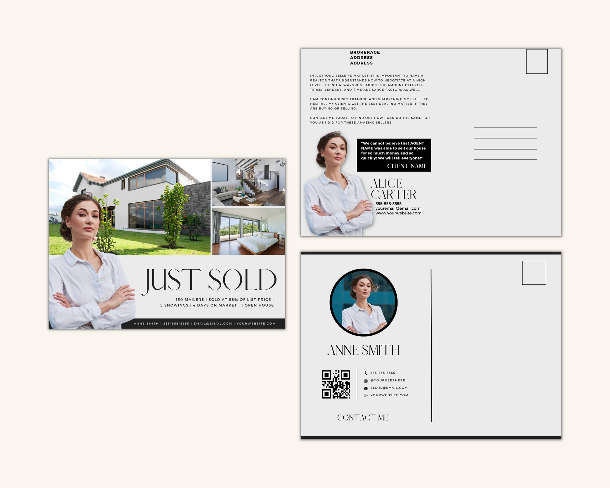 Real Estate Template – Just Sold Postcard