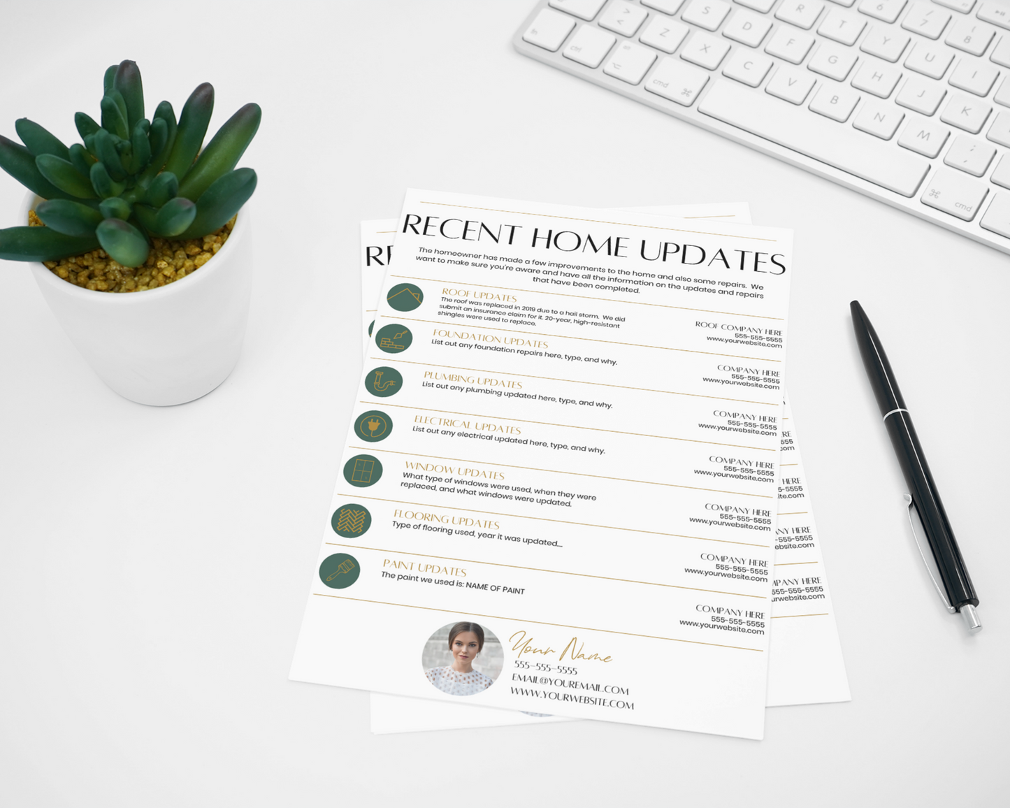 Home Update Flyer - Real Estate Template