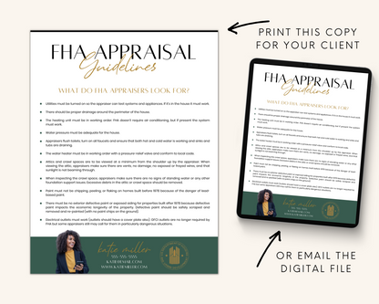 FHA Guideline Flyer - Exclusive Brand Style