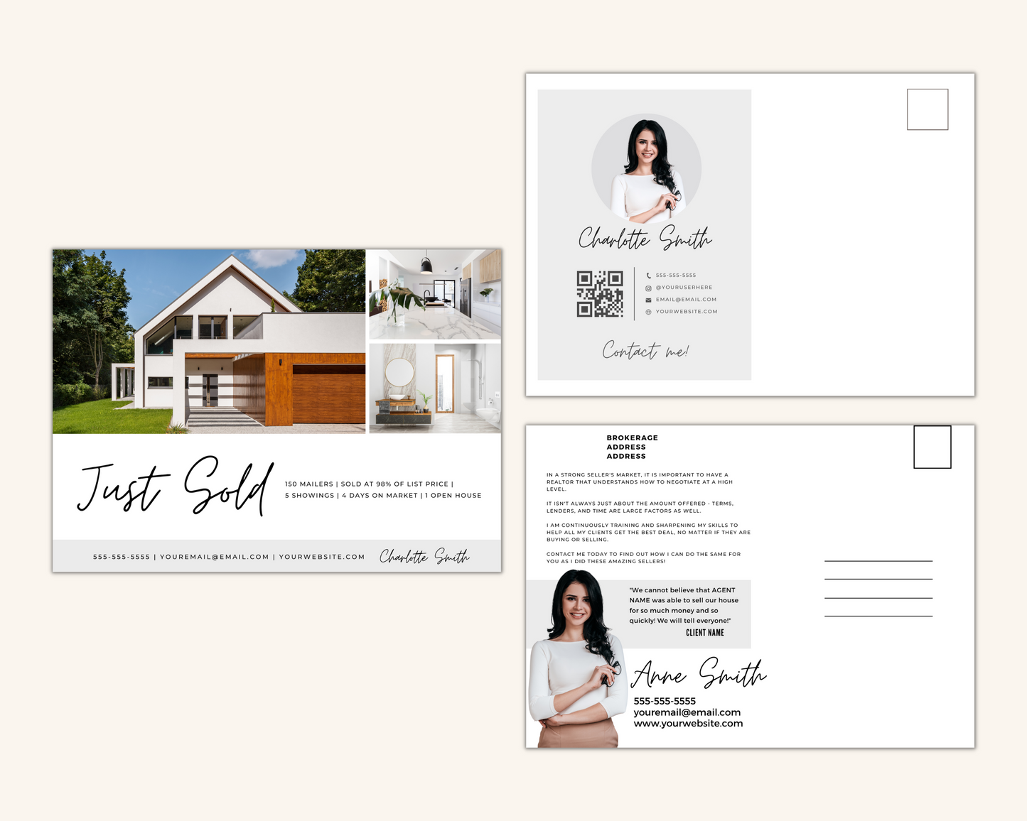 Real Estate Template – Just Sold Postcard