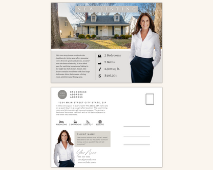 Real Estate Template – Real Estate Postcard 2 - Just Listed