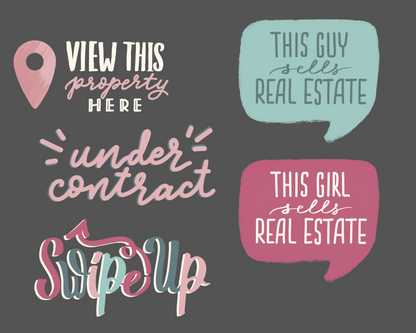 Real Estate Instagram Stickers