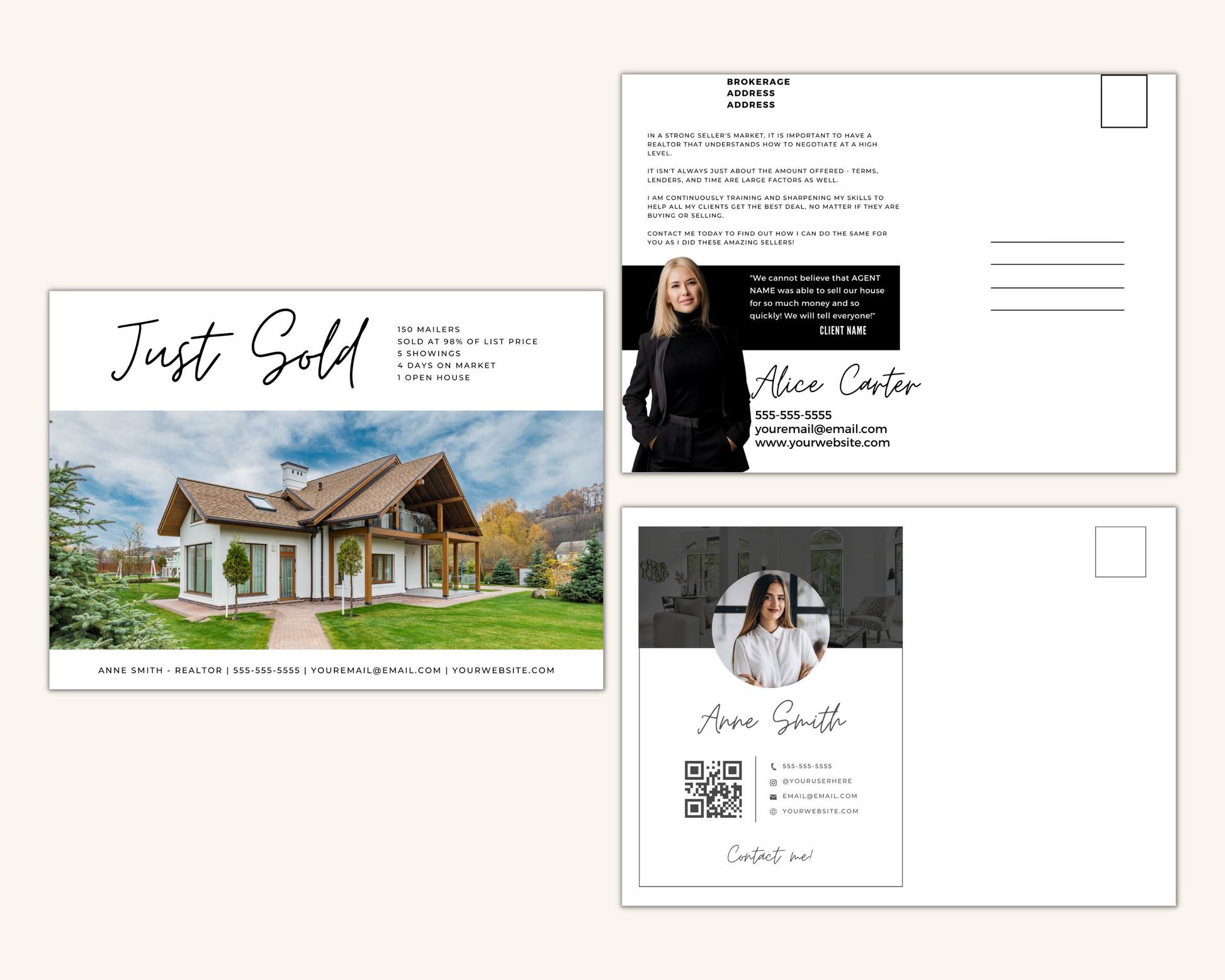 Real Estate Template – Just Sold Postcard