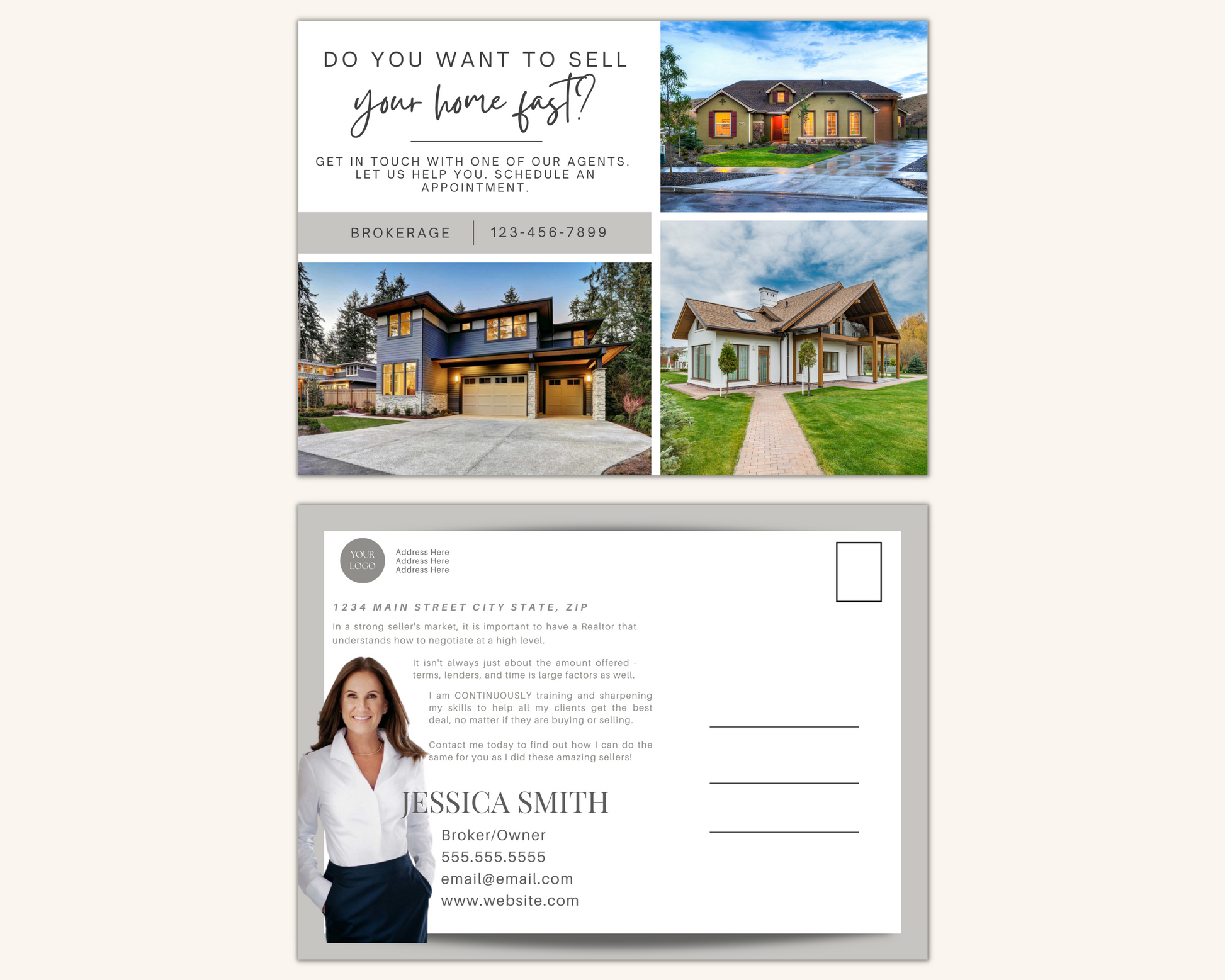 Real Estate Template – Real Estate Postcard