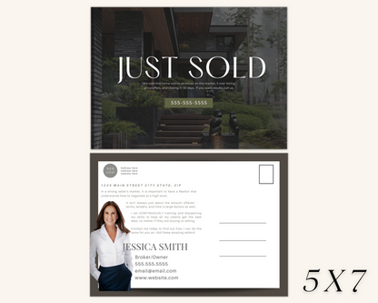 Real Estate Template – Real Estate Postcard 7 - Just Sold