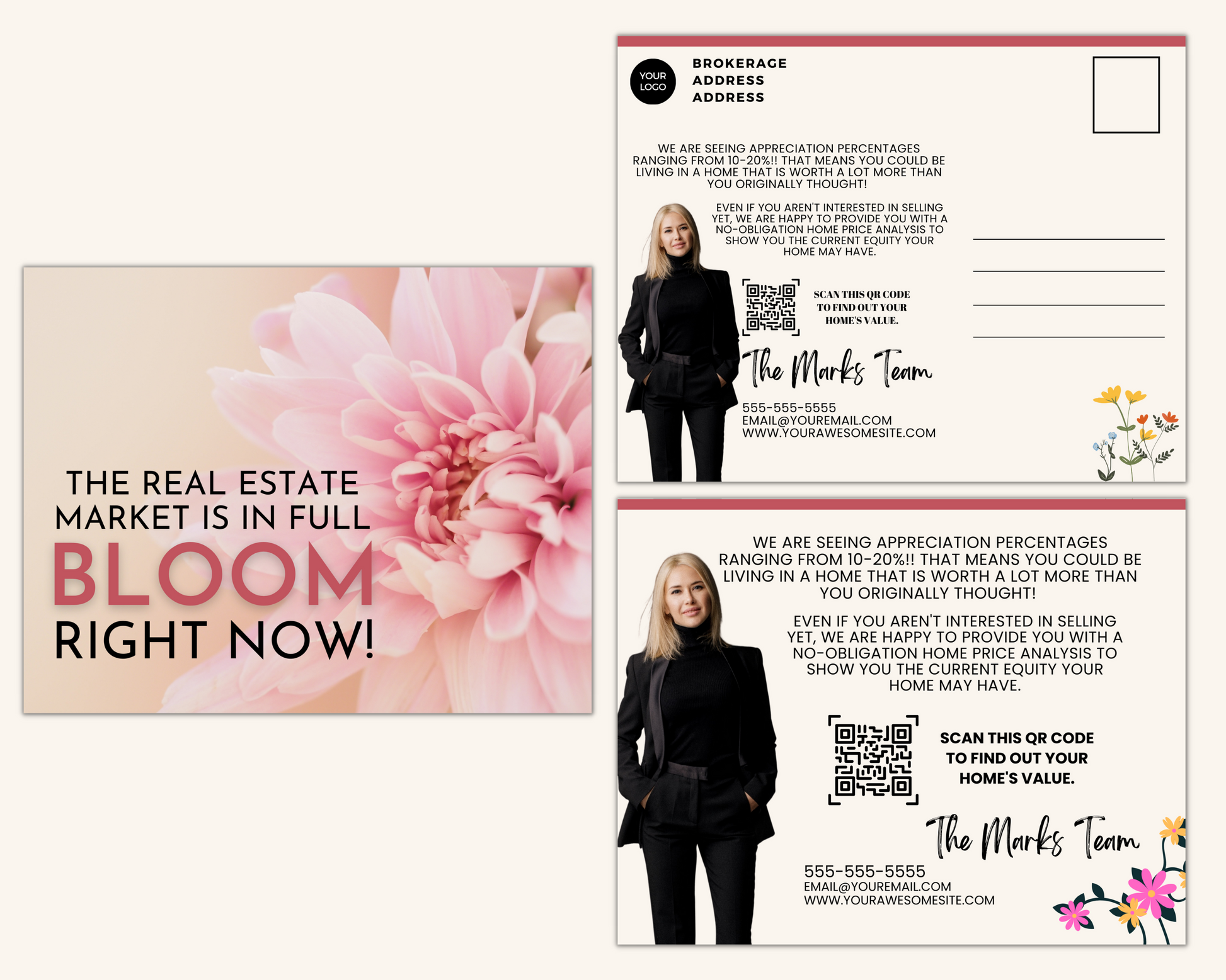 Real Estate Template – Spring Postcard