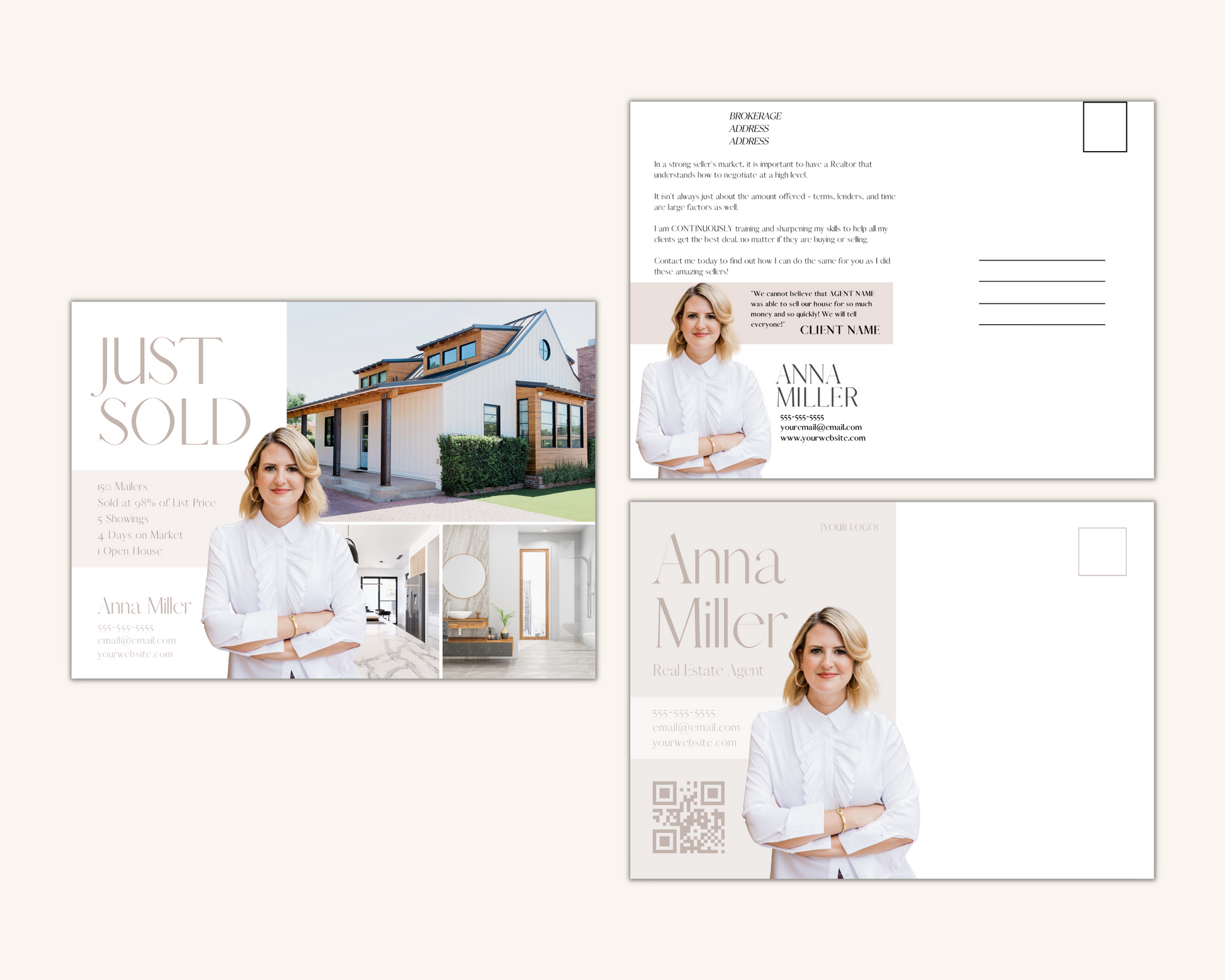 Real Estate Template – Just Sold Postcard