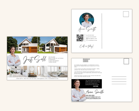 Real Estate Template – Just Sold Postcard