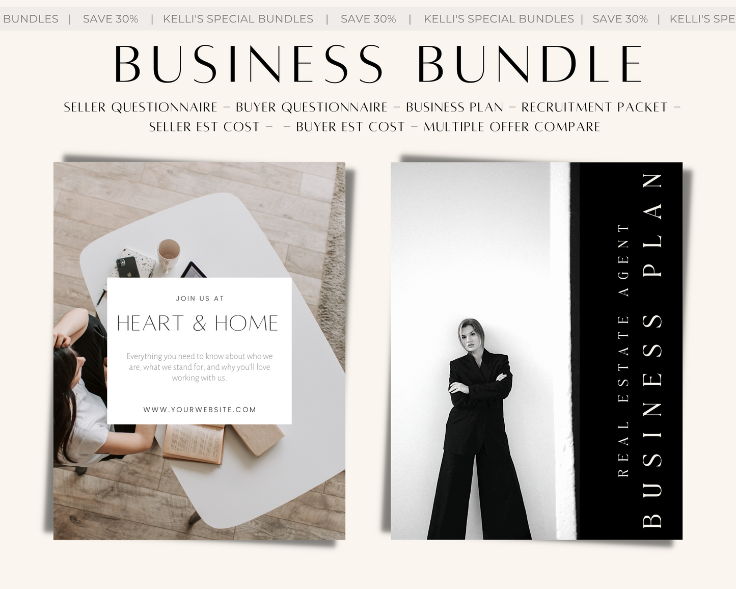 Business Bundle Real Estate Templates for Real Estate Marketing