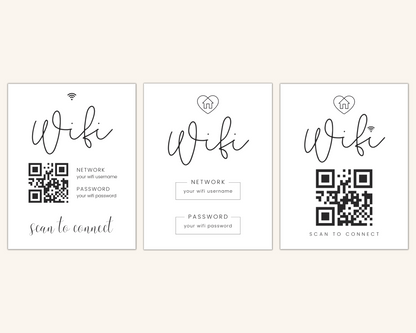 Real Estate Template – Airbnb Wifi Sign