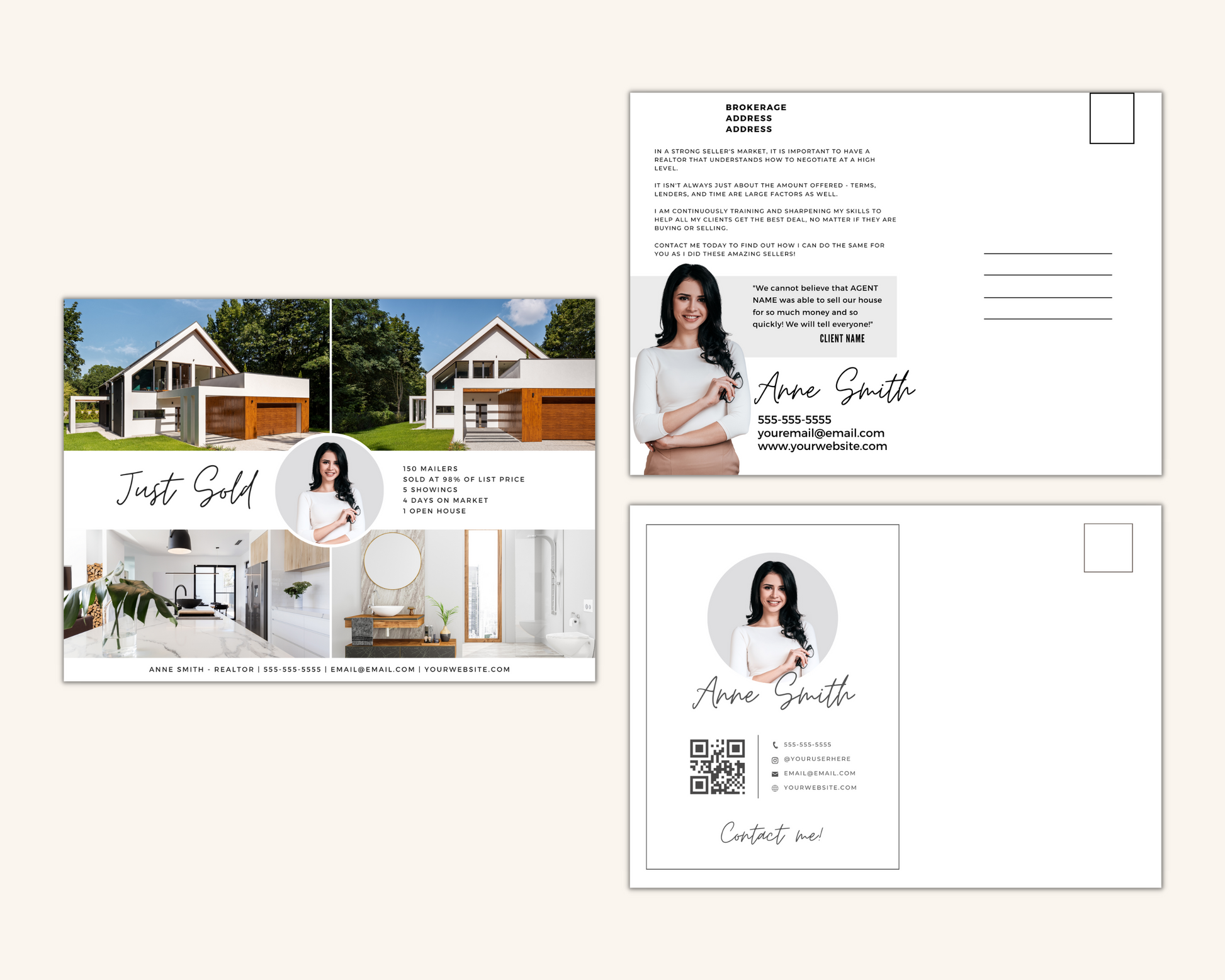 Real Estate Template – Just Sold Postcard