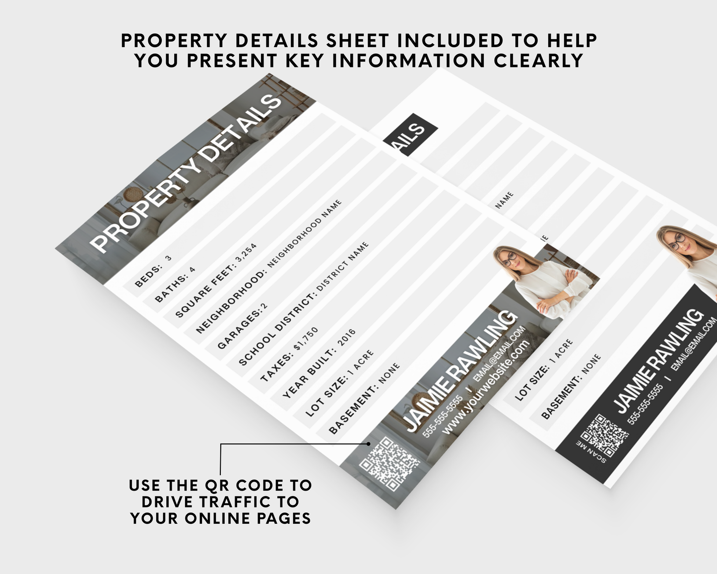 Real Estate Open House Property Flyer - Classic Design Style