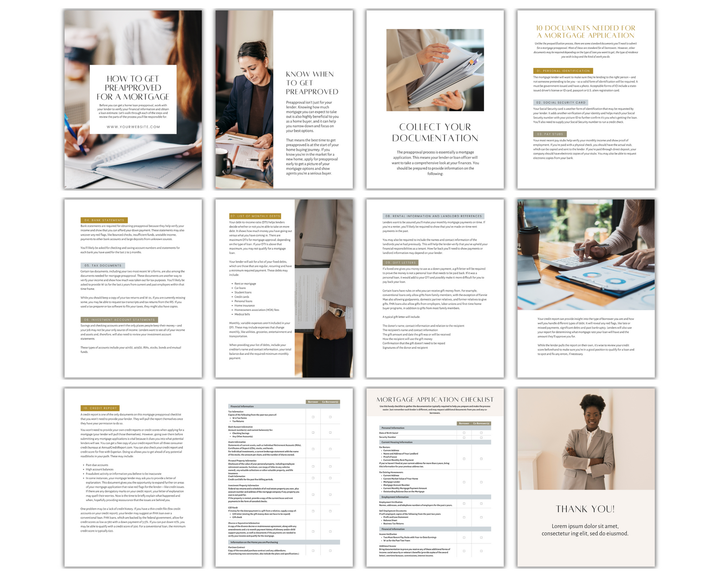 Getting Pre-Approved - Real Estate Template