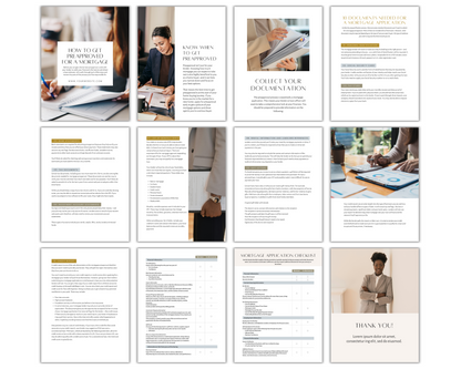 Getting Pre-Approved - Real Estate Template