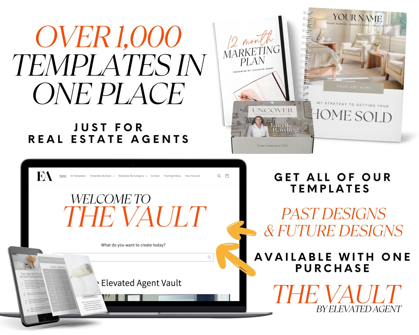 Listing Inspection Report Packet Template - Peaceful Design Style