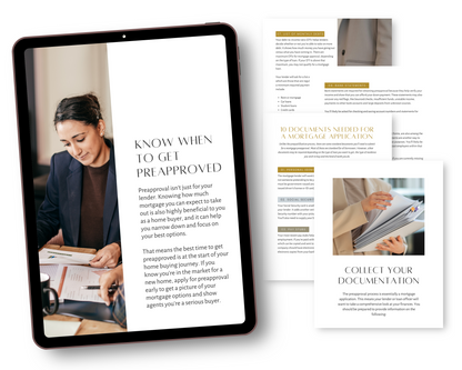 Getting Pre-Approved - Real Estate Template