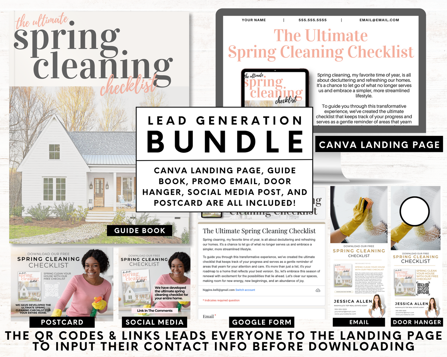 Spring Cleaning Checklist Bundle