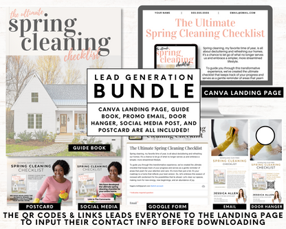 Spring Cleaning Checklist Bundle
