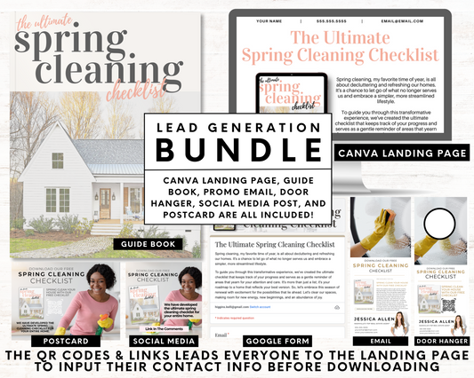 Spring Cleaning Checklist Bundle