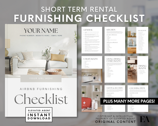 Airbnb Furnishing Checklist - Peaceful Design Style