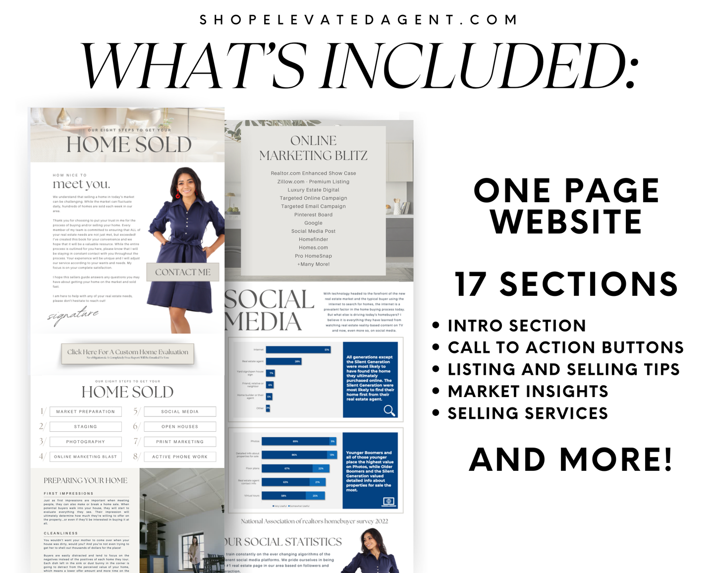 Home Seller Landing Page - Peaceful Design Style